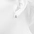 Solid 925 Sterling Silver Initial Crystal Personalised Alphabet Letter Earrings